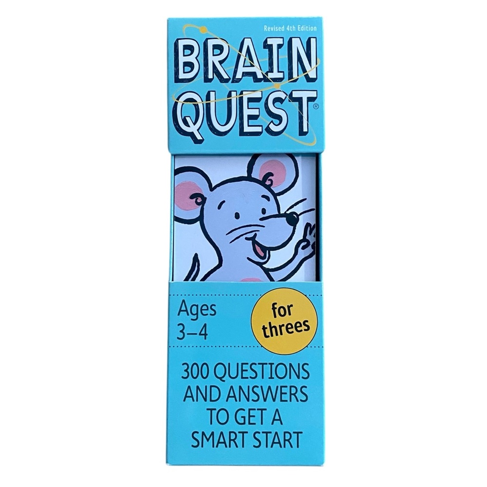 Brain Quest Smart Card Set for Ages 3-4